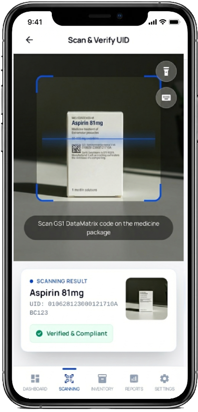 Invoicer RX Mobile App — Pharmacy Track and Trace Compliance